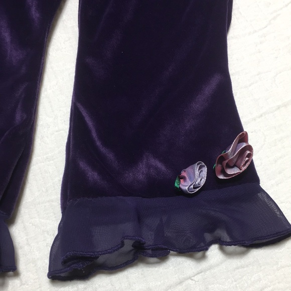 24m (5/$20) Velour Dressy Pants by Basic Editions - Picture 2 of 10